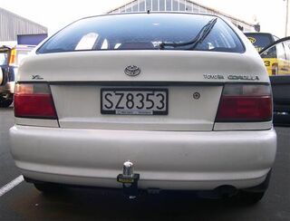 Towbar for Toyota Corolla 1992-2000 Hatchback